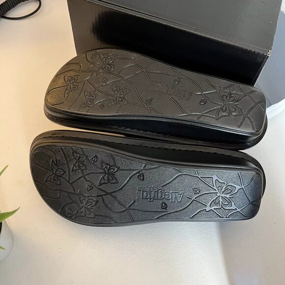 Alegria Brenna Aristoclass Clogs Womens Size 38 Black Slip On Comfort Shoe‎ EUC! - Picture 8 of 10